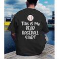 Bear Baseball Shirt For Players Fans And Moms Men's Back Print T-Shirt Bear Baseball Shirt For Players Fans And Moms Men's Back Print T-Shirt