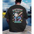 Birthday Boy 12th Birthday Baseball Men's Back Print T-Shirt Birthday Boy 12th Birthday Baseball Men's Back Print T-Shirt