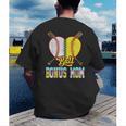 Bonus Mom Of Both Half Baseball Softball Ice Cream Drip Men's Back Print T-Shirt Bonus Mom Of Both Half Baseball Softball Ice Cream Drip Men's Back Print T-Shirt
