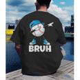 Boys Baseball Graphic Tee Teen Apparel Cute Meme Bruh Men's Back Print T-Shirt Boys Baseball Graphic Tee Teen Apparel Cute Meme Bruh Men's Back Print T-Shirt