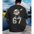 Boys Kids 67 Six Seven Sunglasses Dabbing Baseball Lover Men's Back Print T-Shirt