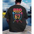 Bro I’m 67 Baseball Drip Number 67 Player 67th Birthday Men's Back Print T-Shirt Bro I’m 67 Baseball Drip Number 67 Player 67th Birthday Men's Back Print T-Shirt