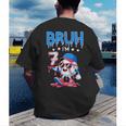 Bruh I'm 7 Baseball Ice Cream Drip It's My 7th Birthday Men's Back Print T-Shirt Bruh I'm 7 Baseball Ice Cream Drip It's My 7th Birthday Men's Back Print T-Shirt