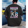 Bruh It's My 8th Birthday Baseball Ice Cream Drip 8 Year Old Men's Back Print T-Shirt Bruh It's My 8th Birthday Baseball Ice Cream Drip 8 Year Old Men's Back Print T-Shirt