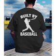 Built By Baseball Baseball For Men Women Boys Players Men's Back Print T-Shirt Built By Baseball Baseball For Men Women Boys Players Men's Back Print T-Shirt