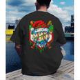 Christmas Baseball Ice Cream Drip Santa Baseball Player Kids Men's Back Print T-Shirt Christmas Baseball Ice Cream Drip Santa Baseball Player Kids Men's Back Print T-Shirt