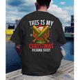 My Christmas Baseball Pajama Helmet Santa Xmas Men Boys Men's Back Print T-Shirt