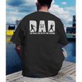 Dad Baseball The Man The Myth The Legend Daddy Father's Day Men's Back Print T-Shirt