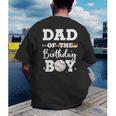 Dad Of The Birthday Boy Baseball Bday Family Men's Back Print T-Shirt Dad Of The Birthday Boy Baseball Bday Family Men's Back Print T-Shirt