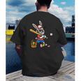 Easter Bunny Baseball Player Batter Rabbit Boys Kids Men Men's Back Print T-Shirt Easter Bunny Baseball Player Batter Rabbit Boys Kids Men Men's Back Print T-Shirt