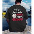 My Favorite Player Calls Me Grampy Baseball Grampy Men's Back Print T-Shirt My Favorite Player Calls Me Grampy Baseball Grampy Men's Back Print T-Shirt