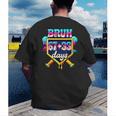Happy 6733 Days Of School Baseball Drip 100th Day Of School Men's Back Print T-Shirt