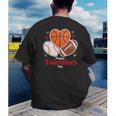 Happy Valentine’s Basketball Football Valentine Baseball Men's Back Print T-Shirt Happy Valentine’s Basketball Football Valentine Baseball Men's Back Print T-Shirt