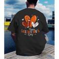 Happy Valentines Day Basketball Baseball Football Boys Men's Back Print T-Shirt Happy Valentines Day Basketball Baseball Football Boys Men's Back Print T-Shirt