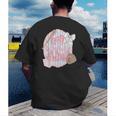 Hey Batter Batter Swing Baseball Game Day Coquette Bow Girly Men's Back Print T-Shirt Hey Batter Batter Swing Baseball Game Day Coquette Bow Girly Men's Back Print T-Shirt