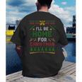 I’Ll Be Home For Christmas Baseball Ugly Sweater Men's Back Print T-Shirt I’Ll Be Home For Christmas Baseball Ugly Sweater Men's Back Print T-Shirt