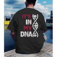 ITS In My DNA Baseball Sport Player Saying Men's Back Print T-Shirt ITS In My DNA Baseball Sport Player Saying Men's Back Print T-Shirt