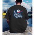 Jarrell Storm Chasers Baseball Big Logo Men's Back Print T-Shirt Jarrell Storm Chasers Baseball Big Logo Men's Back Print T-Shirt