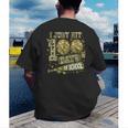 I Just Hit 100 Days Of School Camouflage Baseball Men's Back Print T-Shirt I Just Hit 100 Days Of School Camouflage Baseball Men's Back Print T-Shirt