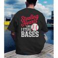 Kids Stealing Hearts Cute Baseball Boys Men's Back Print T-Shirt Kids Stealing Hearts Cute Baseball Boys Men's Back Print T-Shirt