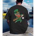 Leprechaun Baseball St Patricks Day Saint Pattys Men Boys Men's Back Print T-Shirt Leprechaun Baseball St Patricks Day Saint Pattys Men Boys Men's Back Print T-Shirt