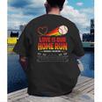 Love Is Our Home Run Baseball Valentine Couple Men's Back Print T-Shirt Love Is Our Home Run Baseball Valentine Couple Men's Back Print T-Shirt