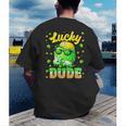 Lucky Dude Drip Baseball Shamrock St Patrick Men Boy Youth Men's Back Print T-Shirt Lucky Dude Drip Baseball Shamrock St Patrick Men Boy Youth Men's Back Print T-Shirt