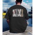 Mama Baseball Season Happy Game Day Trendy Sports Mom Men's Back Print T-Shirt Mama Baseball Season Happy Game Day Trendy Sports Mom Men's Back Print T-Shirt