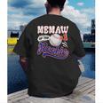 Memaw Rookie Of Year 1st Birthday Baseball Theme Matching Men's Back Print T-Shirt Memaw Rookie Of Year 1st Birthday Baseball Theme Matching Men's Back Print T-Shirt