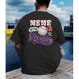 Meme Rookie Of Year 1st Birthday Baseball Theme Matching Men's Back Print T-Shirt Meme Rookie Of Year 1st Birthday Baseball Theme Matching Men's Back Print T-Shirt
