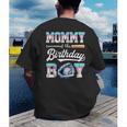 Mommy Of The Birthday Boy Baseball Ice Cream Drip Matching Men's Back Print T-Shirt