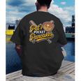 Pat's Pocket Pancakes Baseball Glove Stack Syrup Men's Back Print T-Shirt