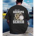 Proud Grandpa Of A 2026 Senior Baseball Graduation Leopard Men's Back Print T-Shirt Proud Grandpa Of A 2026 Senior Baseball Graduation Leopard Men's Back Print T-Shirt