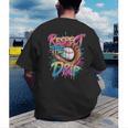 Respect The Drip Baseball Drip Glove Youth Boys Girls Player Men's Back Print T-Shirt Respect The Drip Baseball Drip Glove Youth Boys Girls Player Men's Back Print T-Shirt