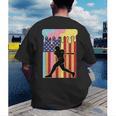 Retro Baseball Drip Boys Ice Cream Patriotic American Flag Men's Back Print T-Shirt Retro Baseball Drip Boys Ice Cream Patriotic American Flag Men's Back Print T-Shirt