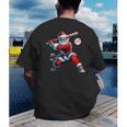 Santa Baseball Six Seven 6 7 Meme Christmas Men Boys Player Men's Back Print T-Shirt Santa Baseball Six Seven 6 7 Meme Christmas Men Boys Player Men's Back Print T-Shirt