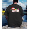 Santa Bruh Baseball Christmas Xmas Meme Pajamas Family Men's Back Print T-Shirt Santa Bruh Baseball Christmas Xmas Meme Pajamas Family Men's Back Print T-Shirt