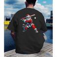 Santa Playing Baseball Men Boys Christmas Baseball Player Men's Back Print T-Shirt Santa Playing Baseball Men Boys Christmas Baseball Player Men's Back Print T-Shirt