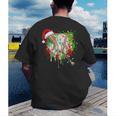 Santa Sports Ice Baseball Christmas Xmas Pajama Kid Men Boys Men's Back Print T-Shirt Santa Sports Ice Baseball Christmas Xmas Pajama Kid Men Boys Men's Back Print T-Shirt
