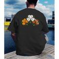 Shamrock Baseball Basketball Football St Patricks Day Men's Back Print T-Shirt