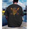Six Seven 6 7 Baseball Skull Drip Halloween Horror Sports Men's Back Print T-Shirt Six Seven 6 7 Baseball Skull Drip Halloween Horror Sports Men's Back Print T-Shirt