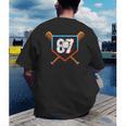 Six Seven 67 Baseball Birthday Boy Men Kids Boys Men's Back Print T-Shirt Six Seven 67 Baseball Birthday Boy Men Kids Boys Men's Back Print T-Shirt