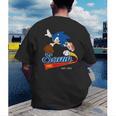 Sonic The Hedgehog Sonic Baseball Est 1991 Men's Back Print T-Shirt