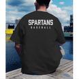 Spartans Baseball Inspired Men's Back Print T-Shirt Spartans Baseball Inspired Men's Back Print T-Shirt