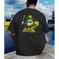 St Patrick’s Day Baseball Shamrock Player Men's Back Print T-Shirt St Patrick’s Day Baseball Shamrock Player Men's Back Print T-Shirt