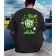 St Patricks Day Shamrock Baseball Drip Icecream Irish Boys Men's Back Print T-Shirt St Patricks Day Shamrock Baseball Drip Icecream Irish Boys Men's Back Print T-Shirt