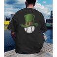 St Patricks Day Shamrock Baseball Saint Paddy's Kids Boys Men's Back Print T-Shirt St Patricks Day Shamrock Baseball Saint Paddy's Kids Boys Men's Back Print T-Shirt