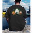 St Patricks Day Shamrock Sports Baseball Basketball Football Men's Back Print T-Shirt