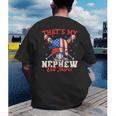 That's My Nephew Out There Baseball Cream Drip Crossed Bat Men's Back Print T-Shirt That's My Nephew Out There Baseball Cream Drip Crossed Bat Men's Back Print T-Shirt