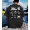 Things I Do In My Spare Time Baseball Lovers Kids Boys Men's Back Print T-Shirt Things I Do In My Spare Time Baseball Lovers Kids Boys Men's Back Print T-Shirt